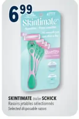 Familiprix SCHICK, Selected disposable razors offer