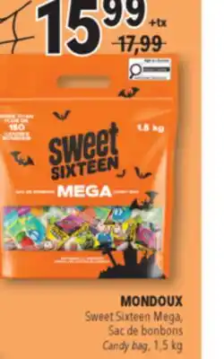 Familiprix MONDOUX, Sweet Sixteen Mega, Candy bag, 1,5kg offer
