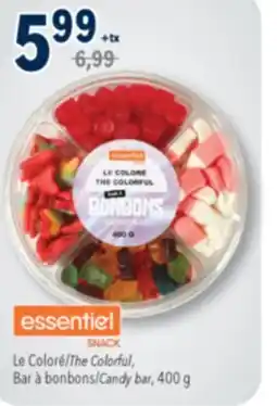 Familiprix ESSENTIEL SNACK, The Colorful, Candy bar, 400 g offer