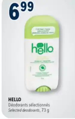 Familiprix HELLO, Selected deodorants, 73 g offer