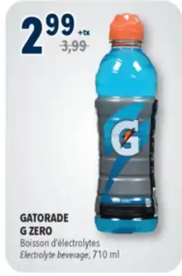 Familiprix GATORADE G ZERO Electrolyte beverage, 710ml offer