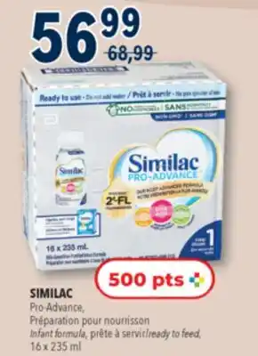 Familiprix SIMILAC, Pro-Advance, =Infant formula,ready to feed, 16 x 235 ml offer