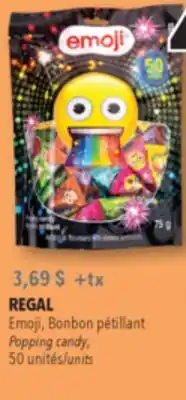 Familiprix REGAL Emoji, Popping candy, 50 units offer
