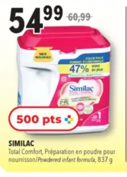Familiprix SIMILAC, Total Comfort, Powdered infant formula, 837 g offer