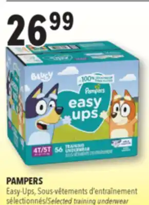 Familiprix PAMPERS, Easy-Ups, Selected training underwear offer