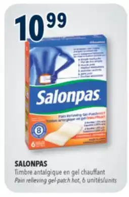 Familiprix SALONPAS, Pain relieving gel-patch hot, 6 units offer