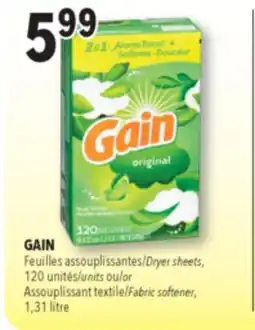 Familiprix GAIN, Dryer sheets, 120 units offer