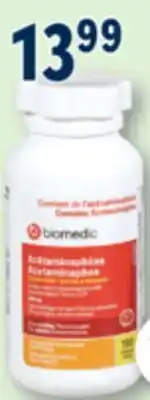 Familiprix BIOMEDIC, Extra Strength Acetaminophen Tablets for Adults, 150 units offer