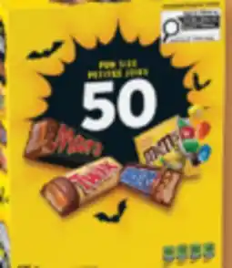 Familiprix MARS, Candies or Assorted candies, 50 petites fun size offer