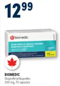 Familiprix BIOMEDIC, Ibuprofen, 200 mg, 72 capsules offer
