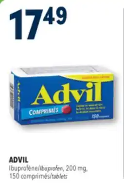 Familiprix ADVIL, Ibuprofen, 200 mg, 150 tablets offer