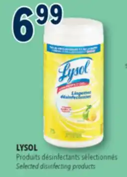 Familiprix LYSOL, Selected disinfecting products offer