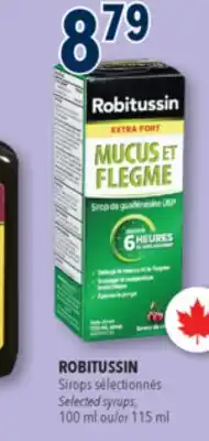 Familiprix ROBITUSSIN, Selected syrups, 100 ml offer
