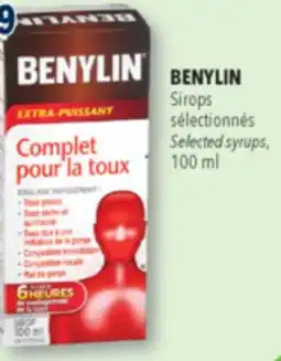 Familiprix BENYLIN, Selected syrups, 100 ml offer
