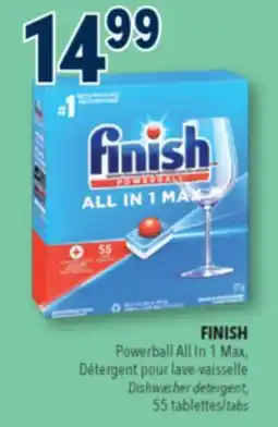 Familiprix FINISH, Powerball All In 1 Max, Dishwasher detergent, 55 tabs offer