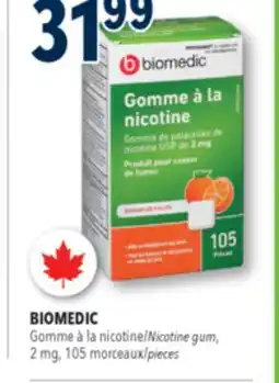 Familiprix BIOMEDIC, Nicotine gum, 2mg, 105pieces offer