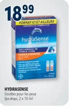 Familiprix HYDRASENSE, Eye drops, 2 x 10 ml offer