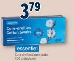 Familiprix ESSENTIEL, Cotton swabs, 400 units offer