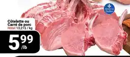 Pasquier Côtelette ou Carré de porc offer