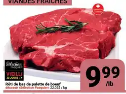 Pasquier Rôti de bas de palette de boeuf offer