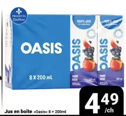 Pasquier Jus en boîte Oasis offer