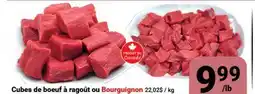 Pasquier Cubes de boeuf à ragoût ou Bourguignon offer