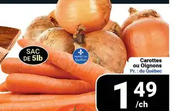 Pasquier Carottes ou Oignons offer