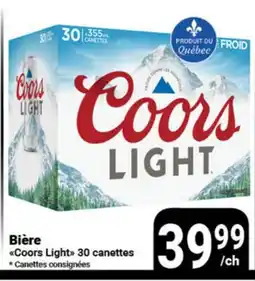 Pasquier Coors Light Bière offer