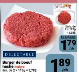 Pasquier Burger de boeuf haché maigre offer