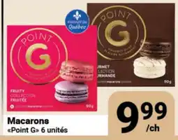 Pasquier Point Macarons offer