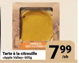 Pasquier Tarte à la citrouille Apple Valley offer