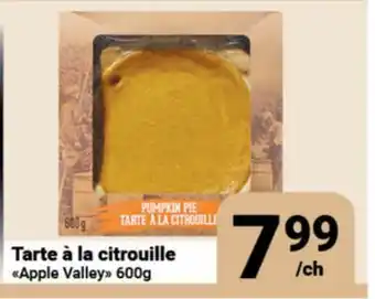 Pasquier Tarte à la citrouille Apple Valley offer