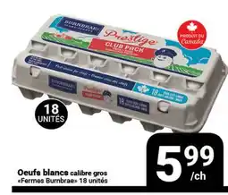 Pasquier Fermes Burnbrae Oeufs blancs calibre gros offer