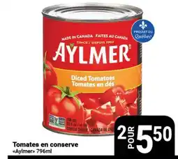 Pasquier Aylmer Tomates en conserve offer