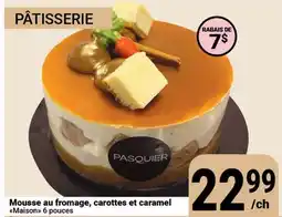 Pasquier Maison Mousse au fromage, carottes et caramel offer