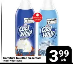 Pasquier Kraft Cool Whip Garniture fouettée en aérosol offer