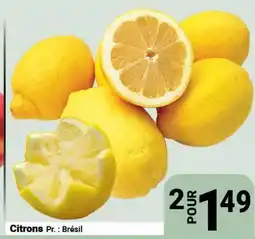 Pasquier Citrons offer