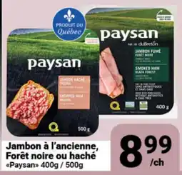 Pasquier Paysan ambon à l'ancienne, Forêt noire ou haché offer