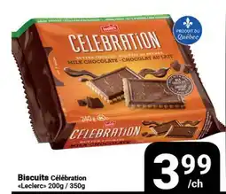 Pasquier Biscuits Célébration Leclerc offer
