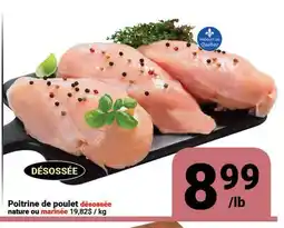 Pasquier Poitrine de poulet désossée nature ou marinée offer
