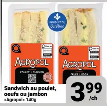 Pasquier Sandwich au poulet, oeufs ou jambon offer