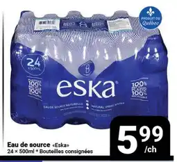 Pasquier Eska Eau de source offer