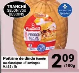 Pasquier Poitrine de dinde fumée ou classique Flamingo offer