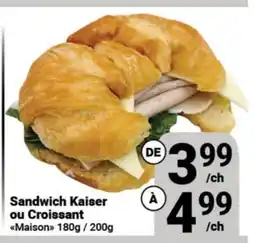 Pasquier Sandwich Kaiser ou Croissant Maison offer