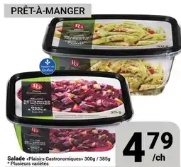 Pasquier Salade Plaisirs Gastronomiques offer