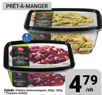 Pasquier Salade Plaisirs Gastronomiques offer