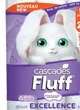 Familiprix CASCADES, Fluff, Bathroom tissue, 12 jumbo rolls or Tuff Enviro, Paper towels, 6 jumbo rolls offer