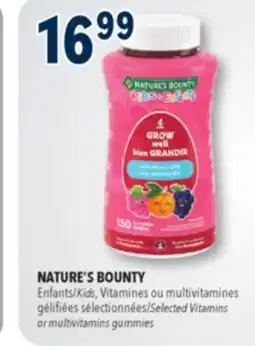 Familiprix NATURE'S BOUNTY, Hair, skin and nails, formats selected sizes offer
