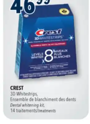 Familiprix CREST, Dental whitening kit, 14 treatments offer