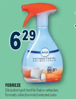 Familiprix FEBREZE, Fabric refresher, selected sizes offer